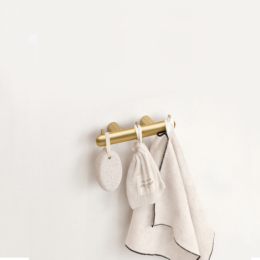 Triple Hook — Brushed Gold