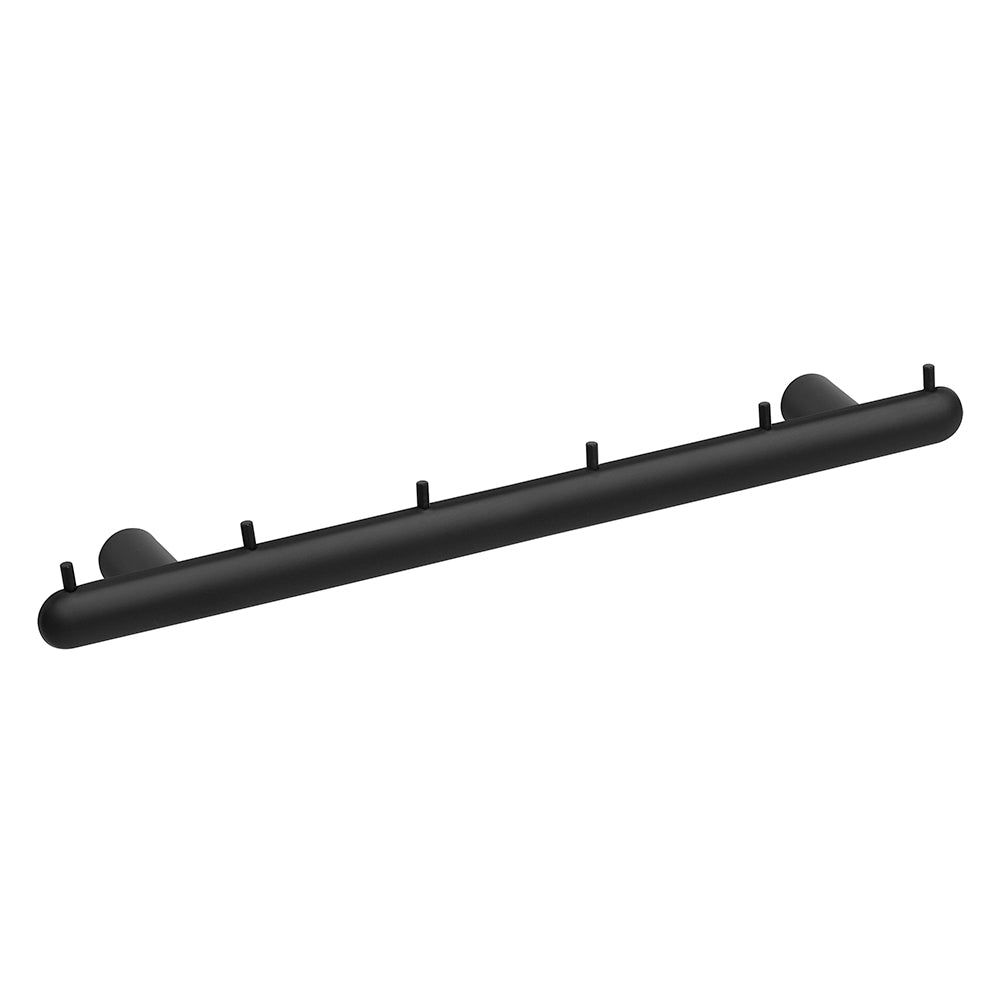 Corona Six Hooks — Black Matt