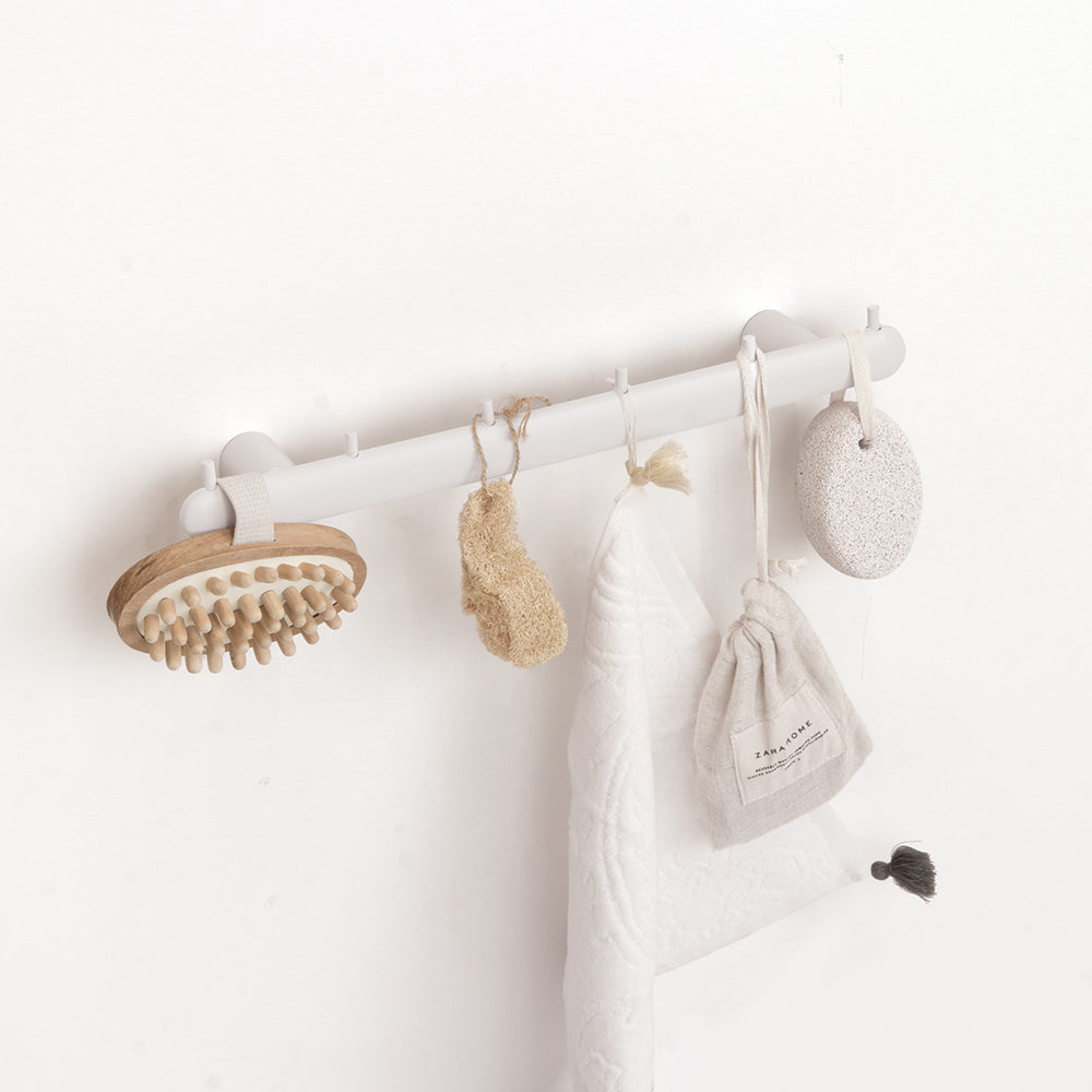 Corona Six Hooks — White Matt