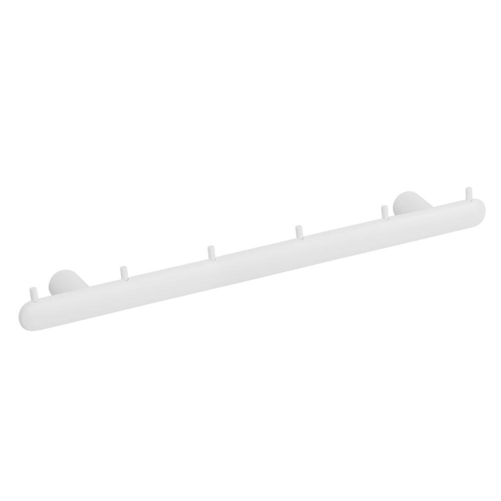 Corona Six Hooks — White Matt