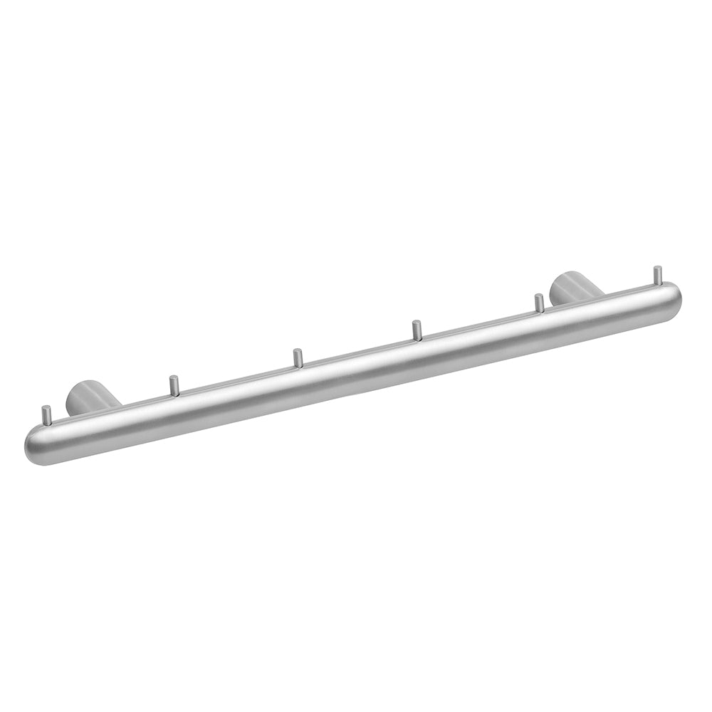Corona Sechsfachhaken — Gebürstetes INOX