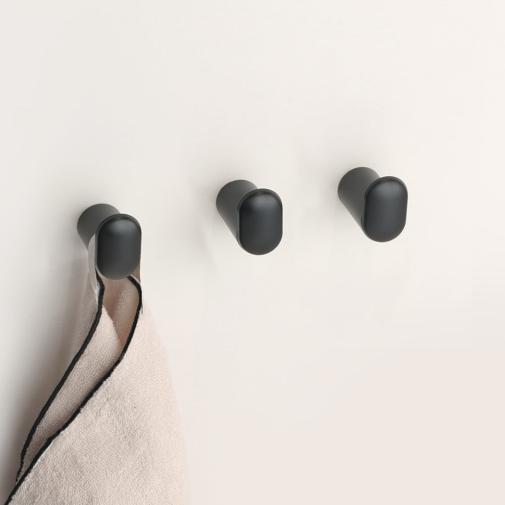 Corona Single Hook — Black Matt