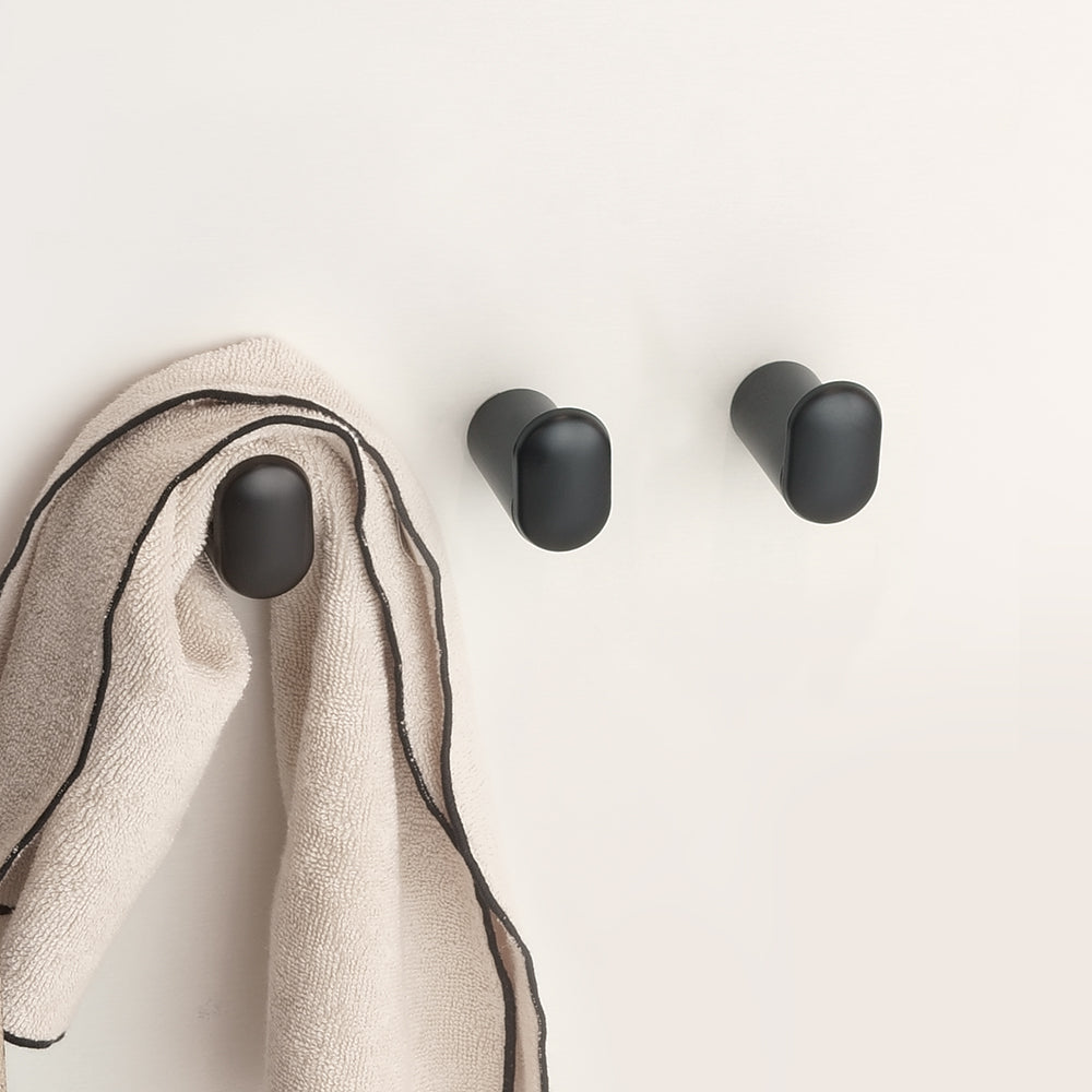 Corona Single Hook — Black Matt