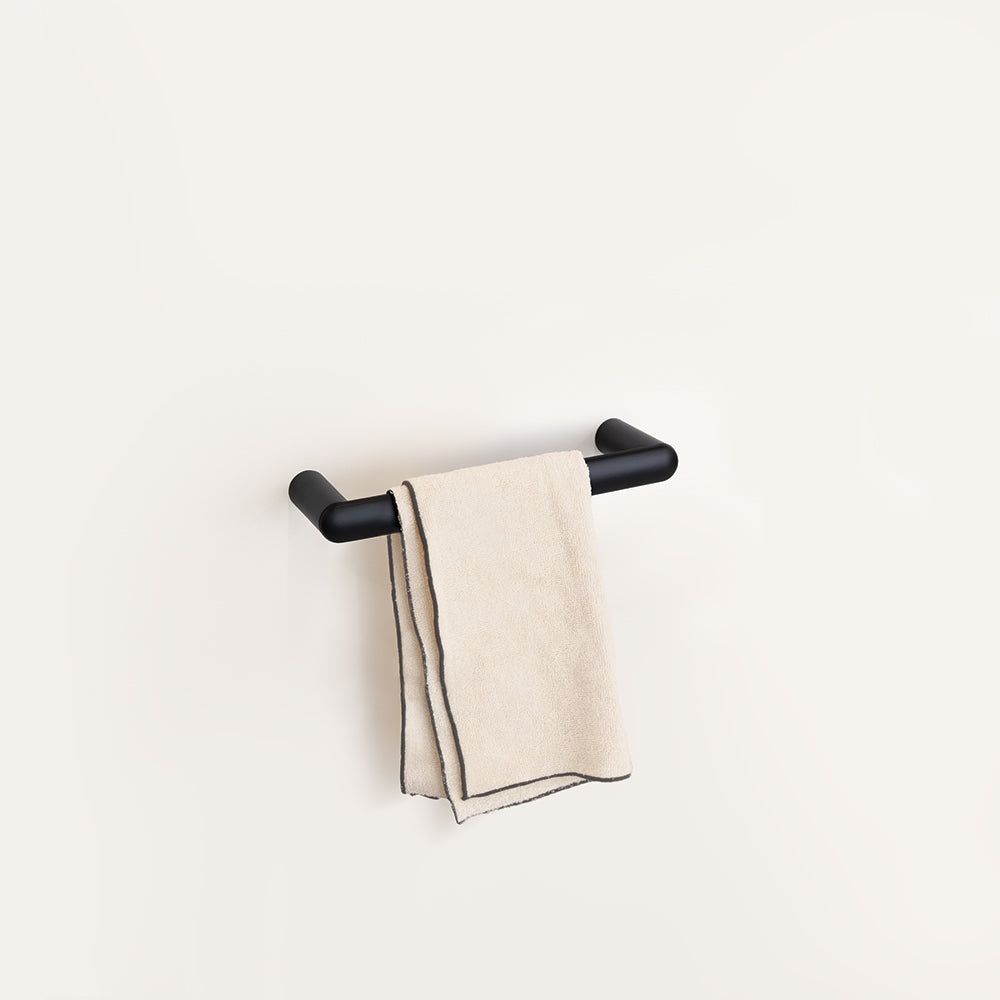 Corona Towel Bar — Black Matt