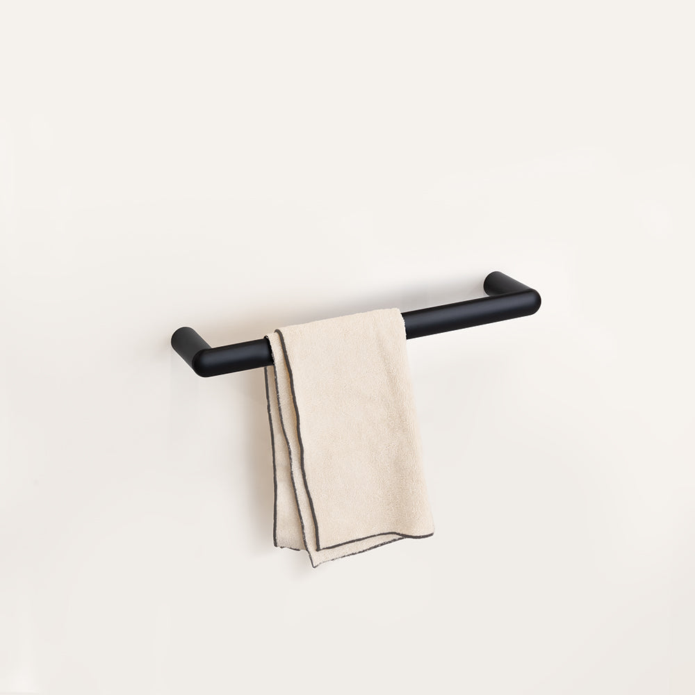 Corona Towel Bar — Black Matt