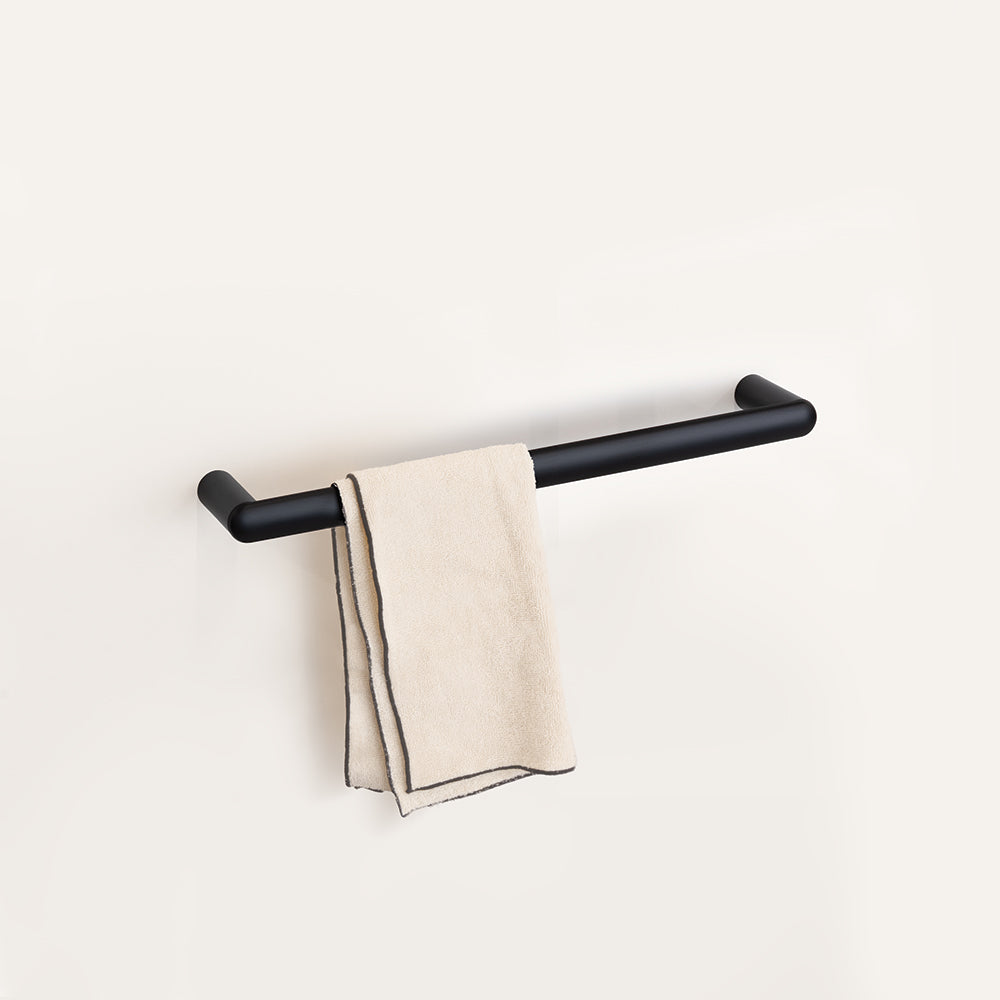 Corona Towel Bar — Black Matt