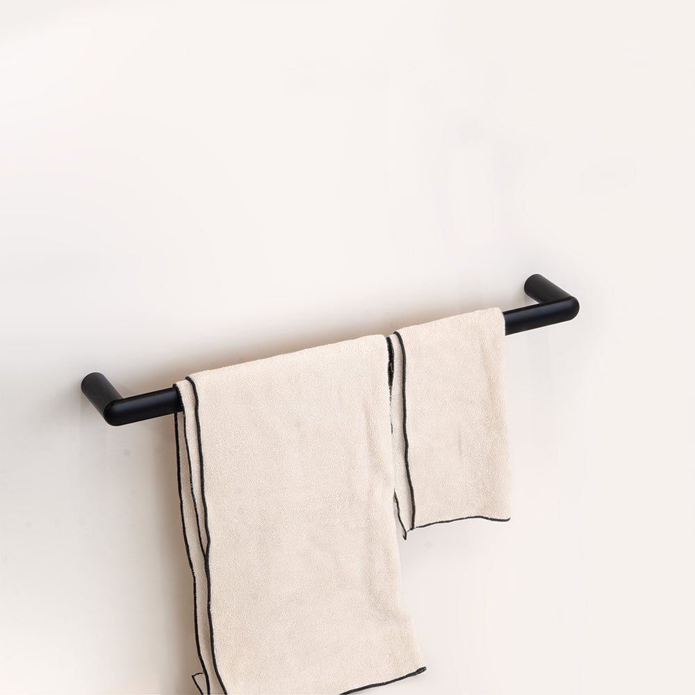 Corona Towel Bar — Black Matt