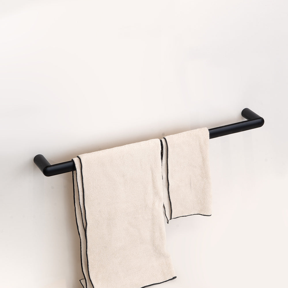Corona Towel Bar — Black Matt