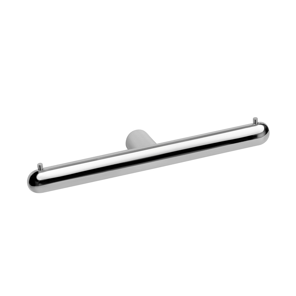 Corona Double Toilet Paper Holder — Polished INOX