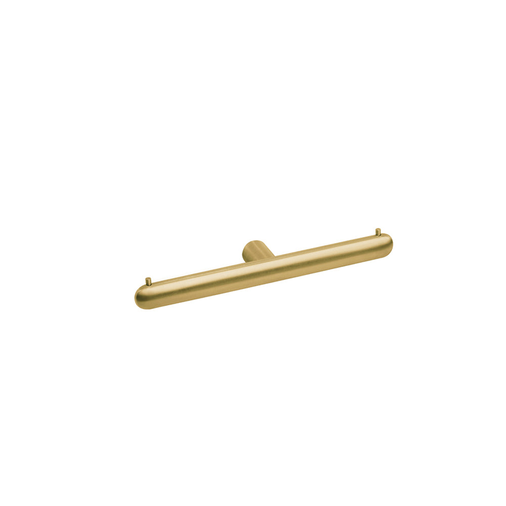 Double Toilet Paper Holder — Brushed Gold