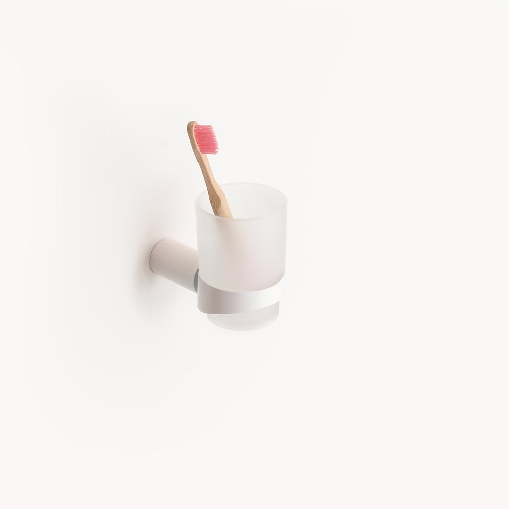 Glass Holder — White Matt