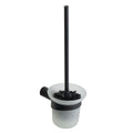 Corona Glass Toilet Brush — Black Matt