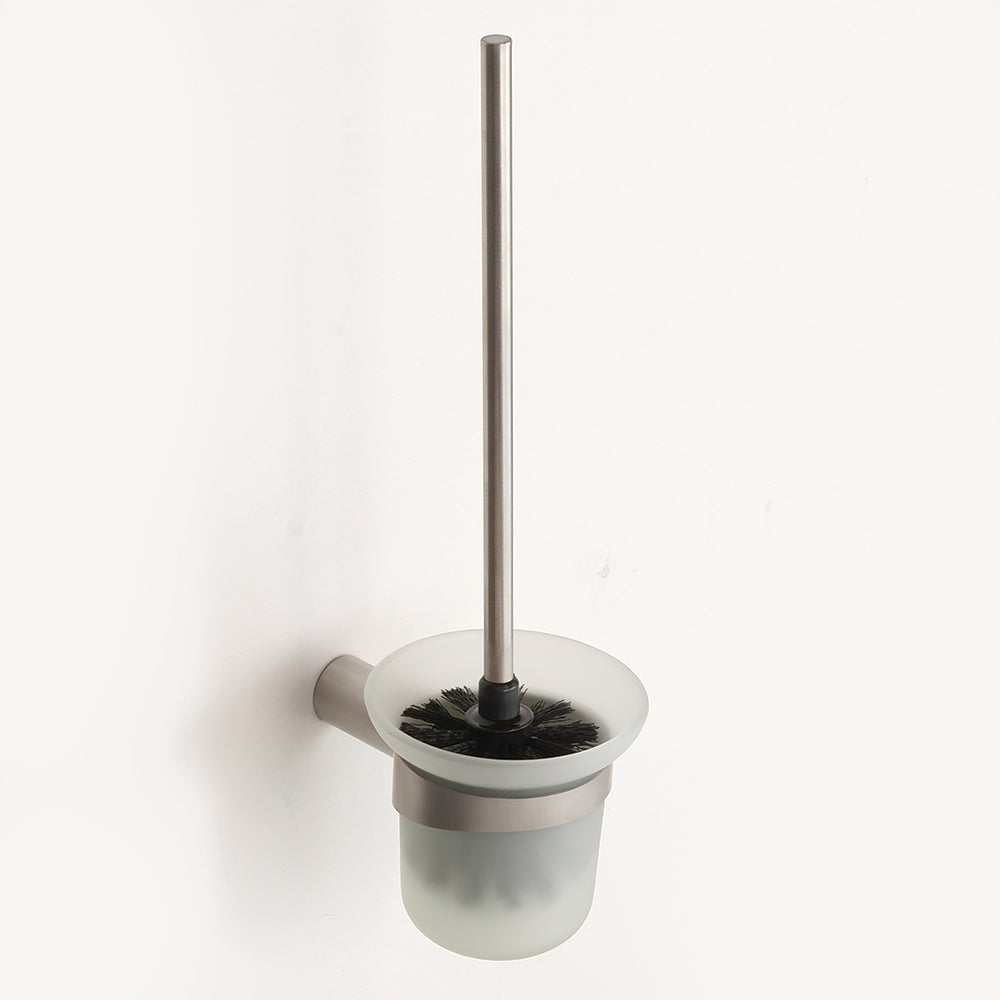 Corona Glas Toilettenbürste – Gebürstetes INOX