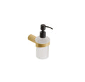 Glass Soap Dispenser — Brushed Gold