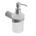Glass Soap Dispenser — Brushed INOX
