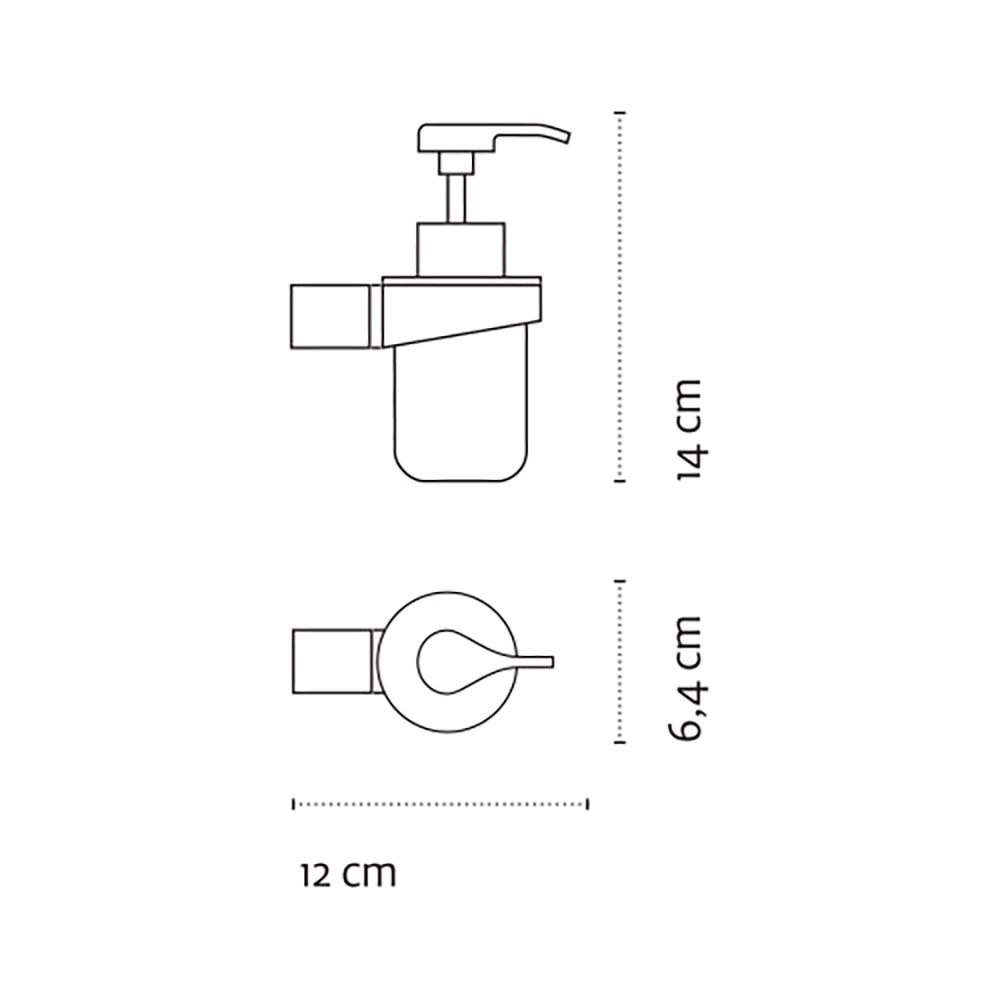 Soap Dispenser — Brushed Gold